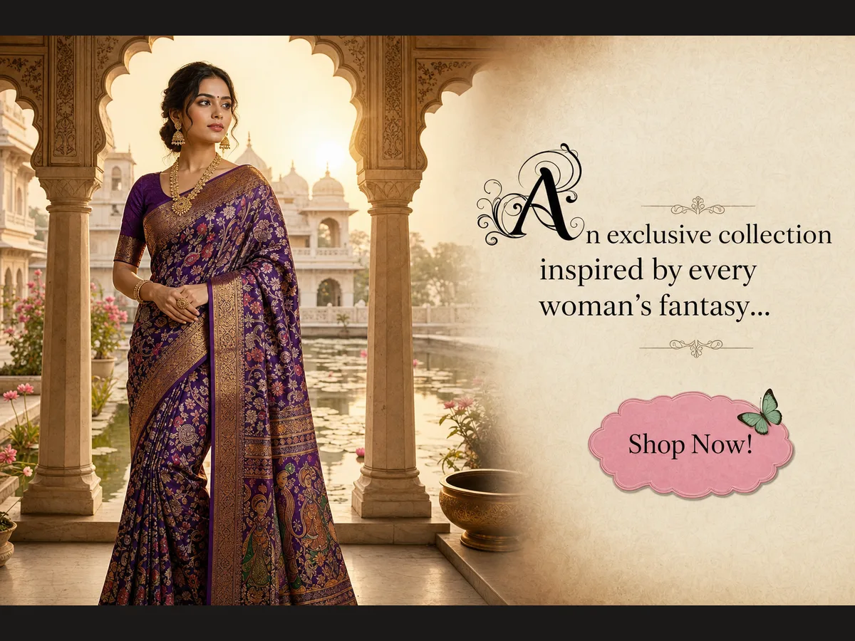 Exclusive saree collection inspired by every woman's fantasy