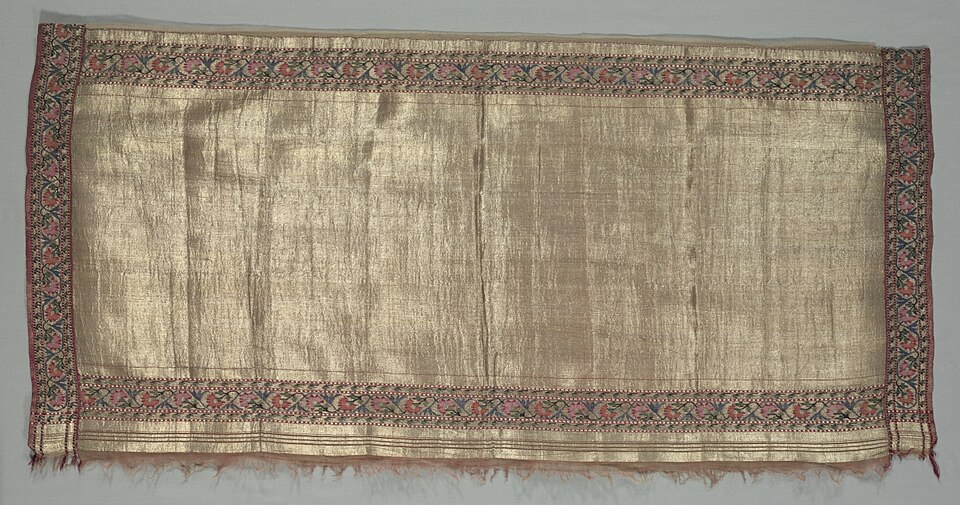 Kalamkari Cotton Saree — Madhubani Motif — thumbnail 3