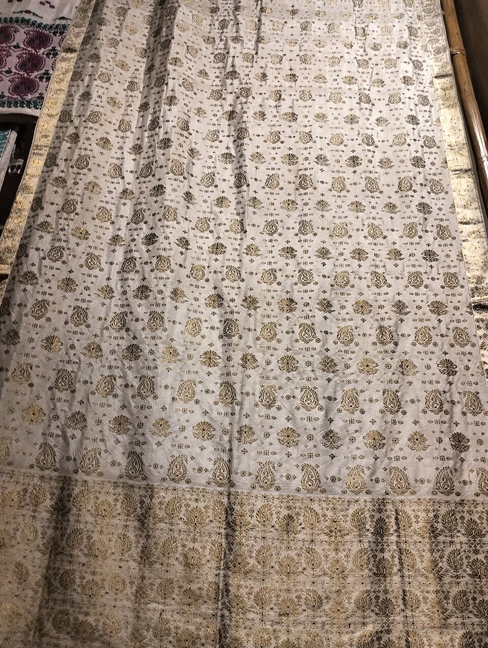 Khadi Silk Saree — Midnight Border — thumbnail 2