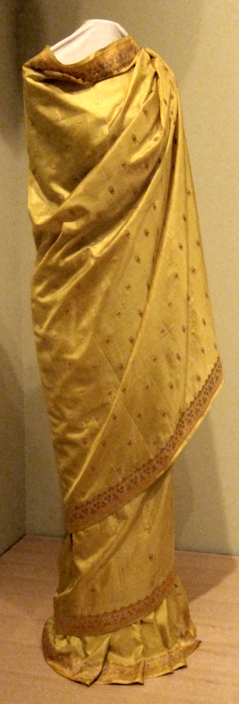 Khadi Silk Saree — Midnight Border — thumbnail 3